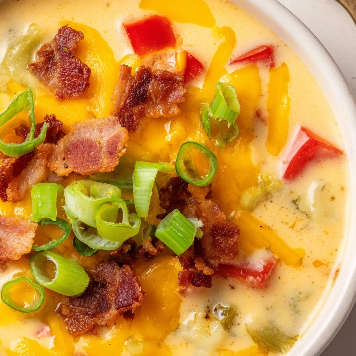 Spicy Jalapeño Popper Soup With Grilled Cheese Dippers served steaming hot in a rustic bowl, surrounded by golden toasted bread slices ready for a delicious dunk.
