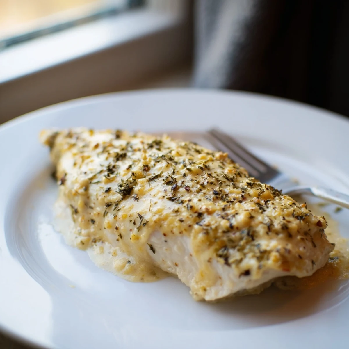 Easy Melt In Your Mouth Chicken served alongside colorful steamed vegetables and fluffy rice.