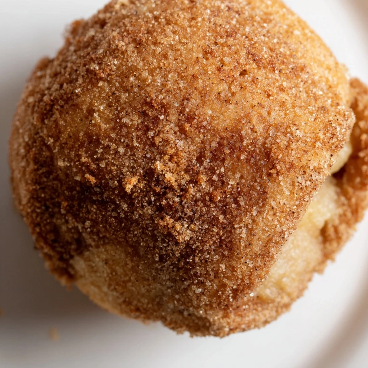 Warm biscuit dough balls stuffed with spiced apples and gooey caramel centers