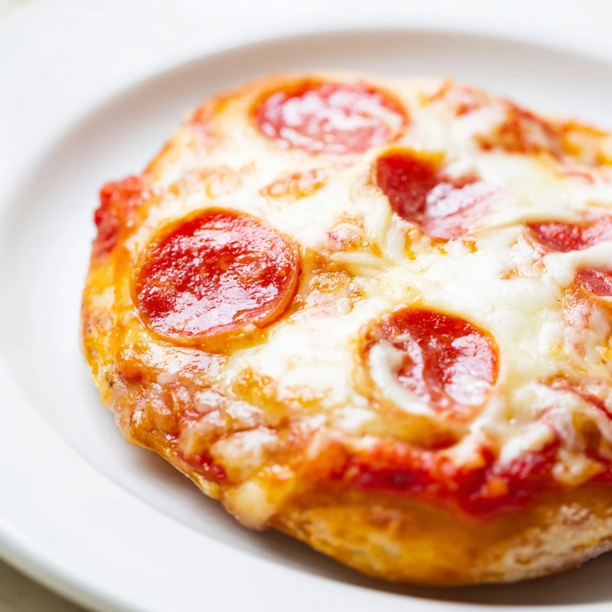 Golden Homemade Pizza Hut pan pizza with thick crispy crust and bubbling melted mozzarella cheese