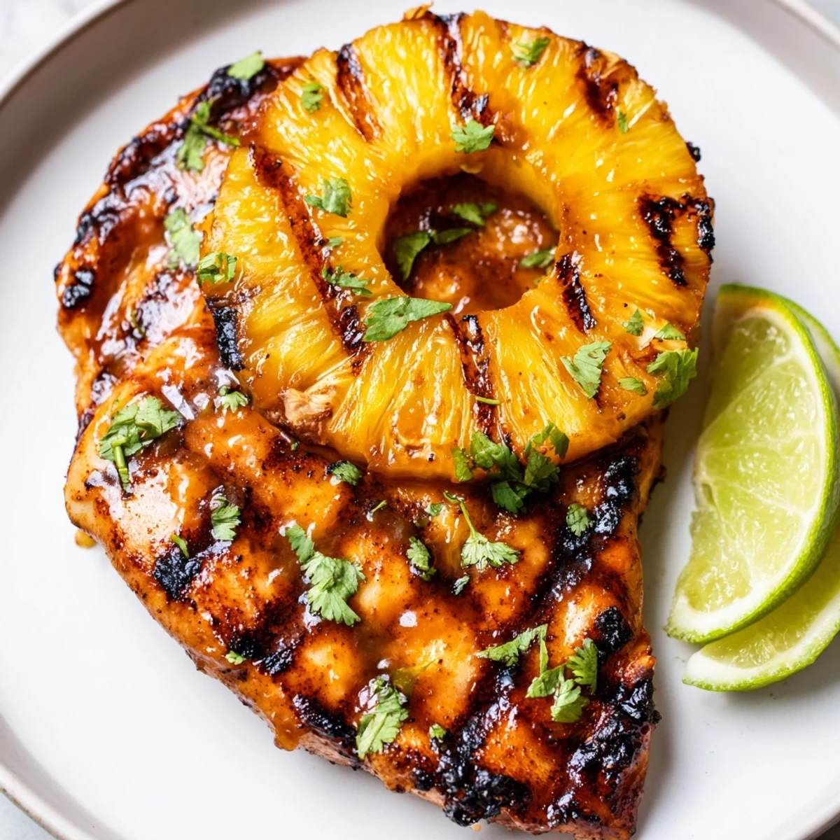 Tangy pineapple-soy aroma lifts Grilled Aloha Chicken Recipe grilled to caramelized perfection