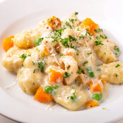 One Pot Gnocchi Chicken Pot Pie