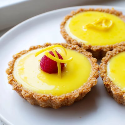 Mini Vegan Lemon Tarts