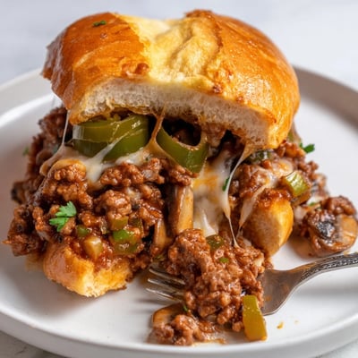 Cheesy Philly Sloppy Joes