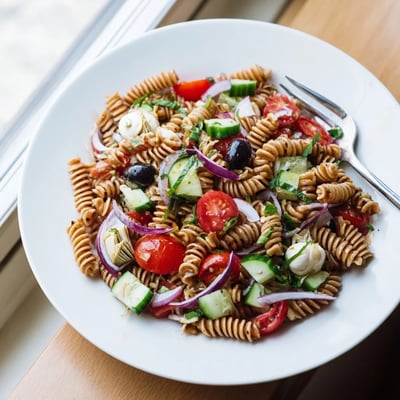 Italian Vegetarian Pasta Salad