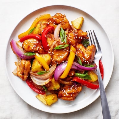 Hawaiian Chicken Pineapple Glaze