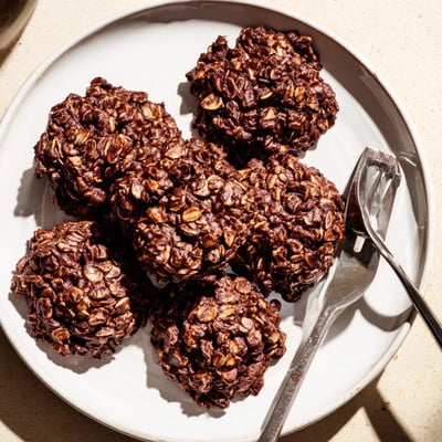 Chocolate Oatmeal No Bake Cookies